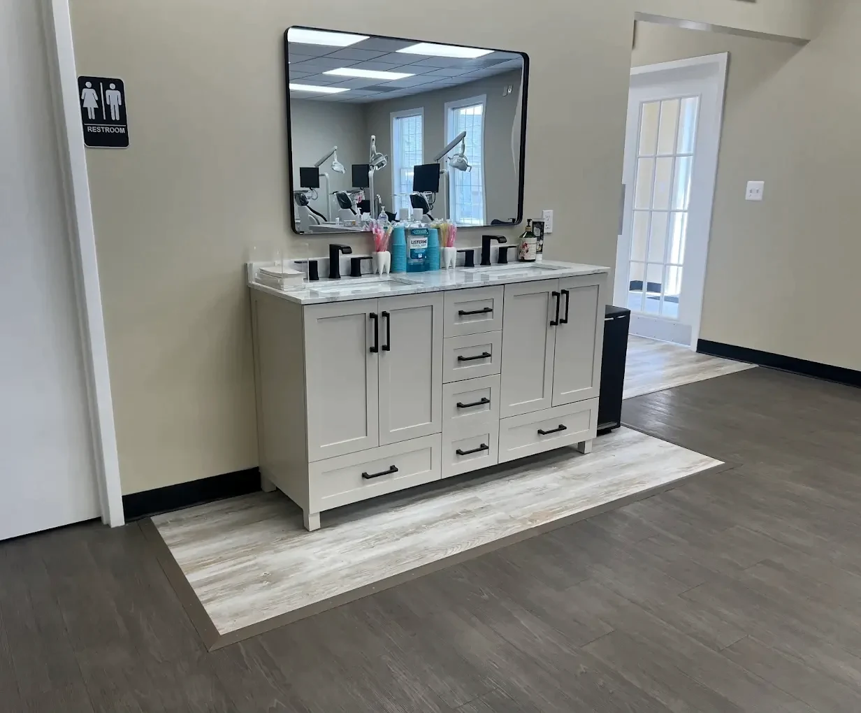 Guest refresh station at Smiling Out Loud Orthodontics