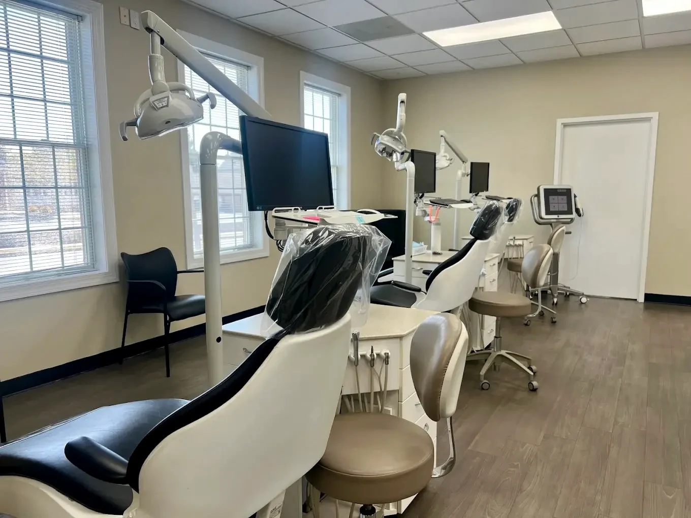 Orthodontic treatment room at Smiling Out Loud Orthodontics
